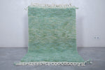 Green Moroccan rug Green 3.2 X 4.9 Feet