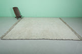 Handwoven Moroccan Rug 7.9 FT × 9.8 FT - Minimalist Artisan Style