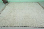 Handwoven Moroccan Rug 7.9 FT × 9.8 FT - Minimalist Artisan Style