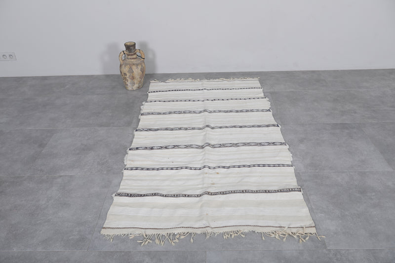 Handwoven Berber Tribal Rug - 3.6 FT X 6.3 FT