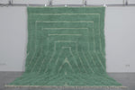 Handmade Green berber rug - Custom moroccan rug - wool rug