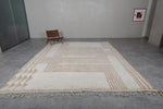 Beige and Cream  Rug  - Custom rug - Moroccan rug