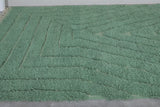 Handmade Green berber rug - Custom moroccan rug - wool rug