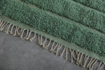 Handmade Green berber rug - Custom moroccan rug - wool rug