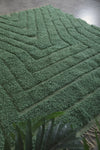 Handmade Green berber rug - Custom moroccan rug - wool rug