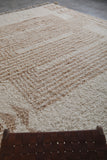 Beige and Cream  Rug  - Custom rug - Moroccan rug