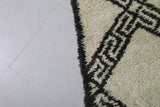 Geometric Moroccan Rug - 5.7 x 10.3 ft | Bold Black & White Pattern