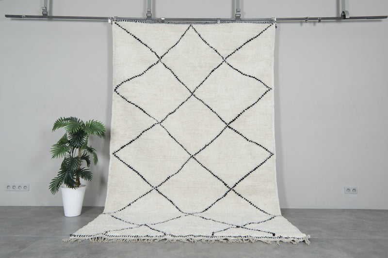 Trellis beni ourain rug  6.6 FT X 10.5 FT