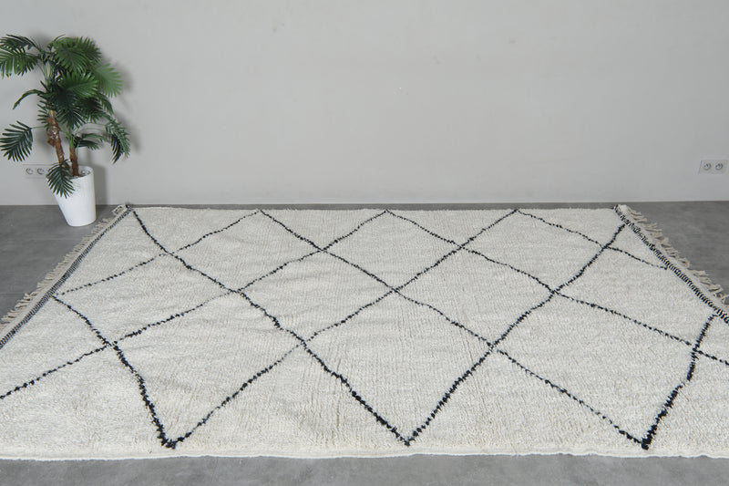 Trellis beni ourain rug  6.6 FT X 10.5 FT