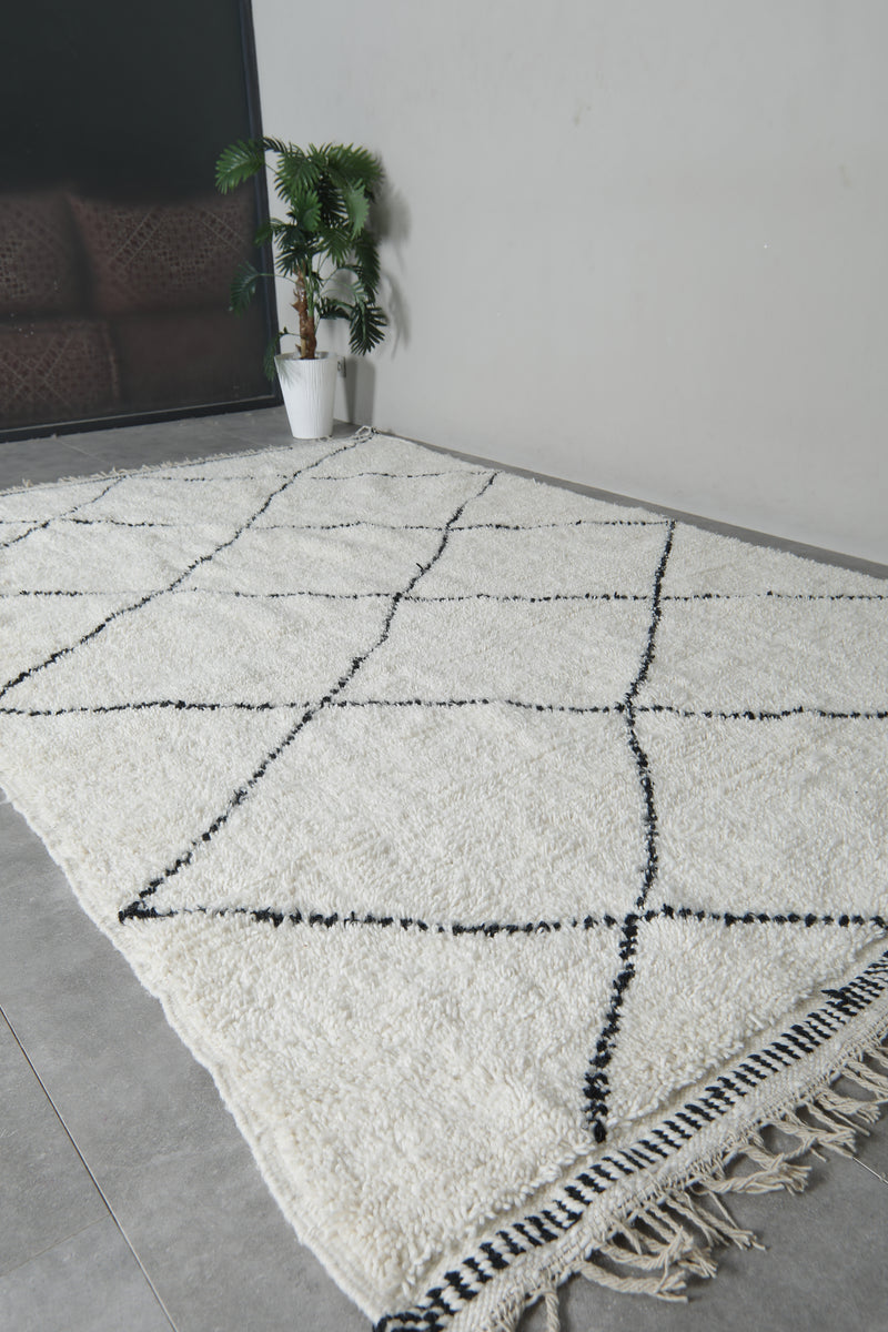 Trellis beni ourain rug  6.6 FT X 10.5 FT