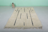 Beni Ourain Rug - Handwoven 5.3 x 8.1 Feet | Moroccan Wool Luxury