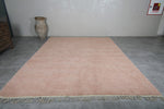 Custom Moroccan rug light peach - Beni ourain rug