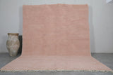 Custom Moroccan rug light peach - Beni ourain rug