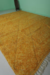 Yellow Moroccan rug 10.9 X 13.8 Feet