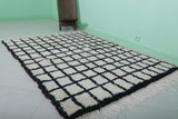 Berber Beni ourain rug 4.6 X 6.5 Feet - Mini squares rug