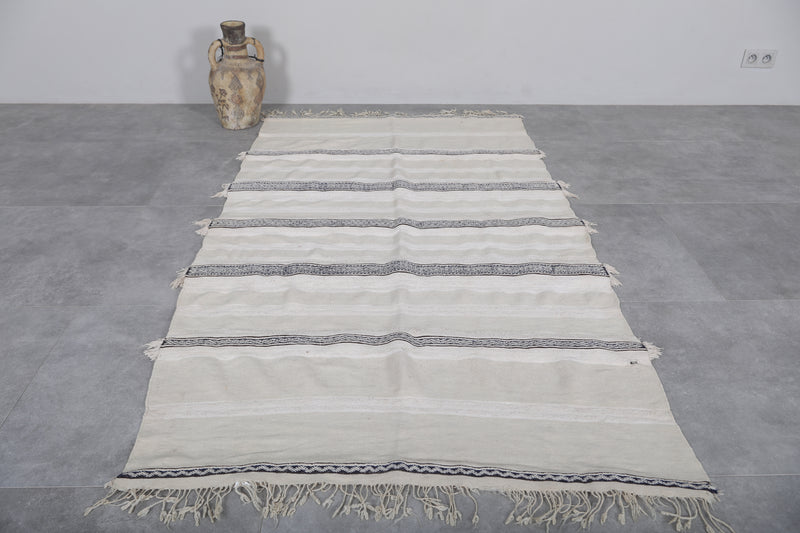 Handmade Berber Wedding Blanket – 4 x 7 ft