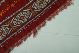 Moroccan kilim rug 5.8 ft x 11.8 ft