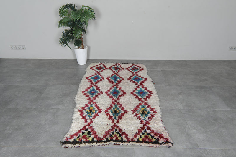 Handmade Moroccan rug 3.5 FT X 6.5 FT