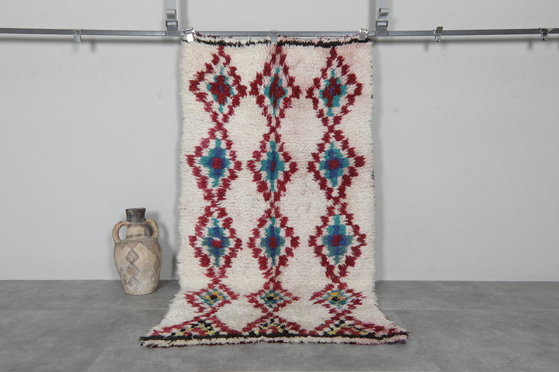 Handmade Moroccan rug 3.5 FT X 6.5 FT