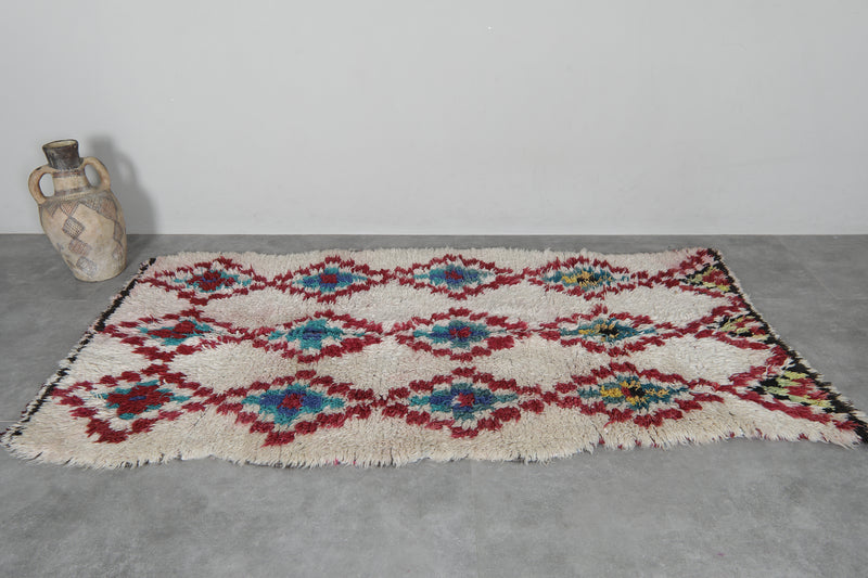 Handmade Moroccan rug 3.5 FT X 6.5 FT