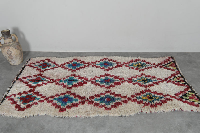 Handmade Moroccan rug 3.5 FT X 6.5 FT