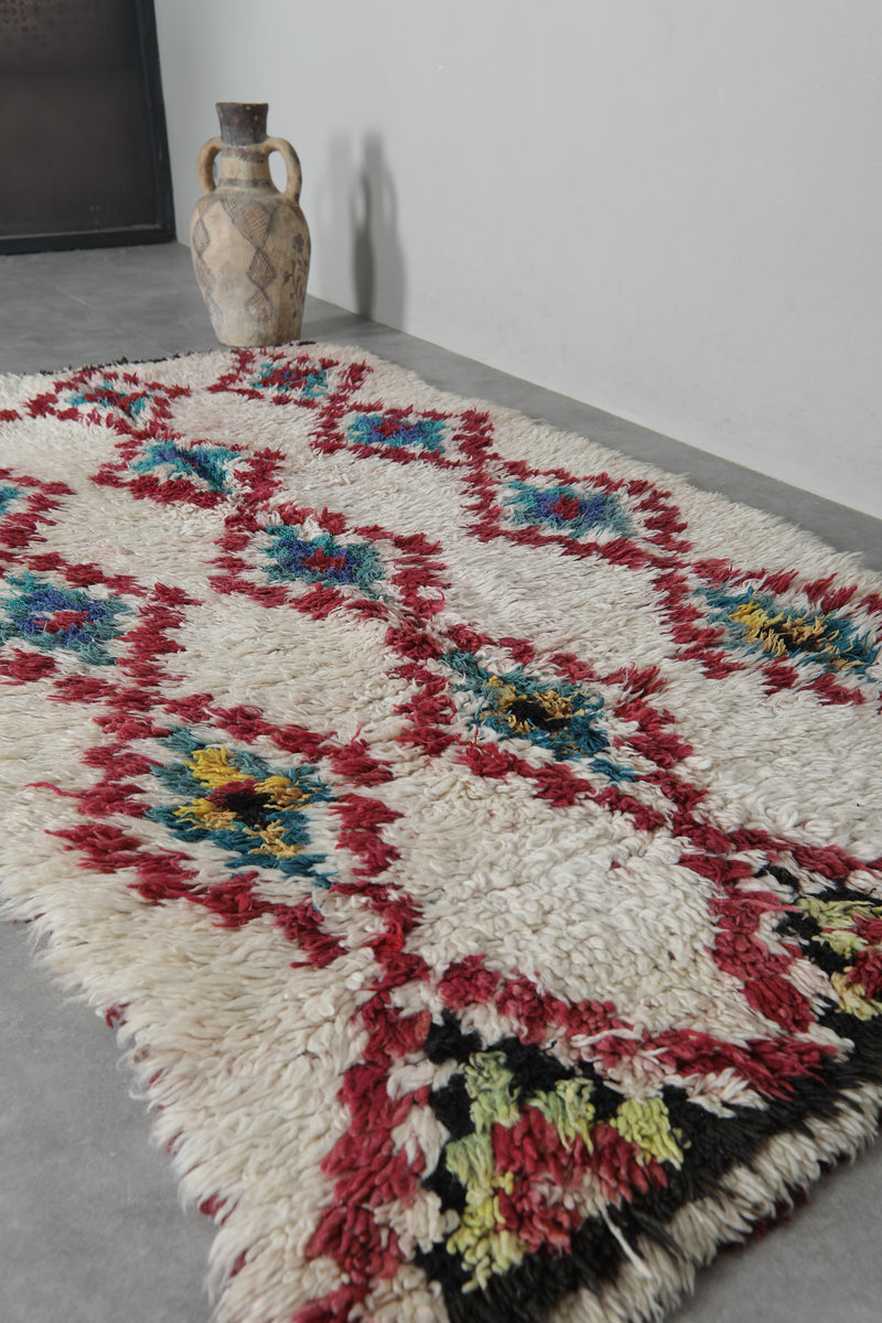 Handmade Moroccan rug 3.5 FT X 6.5 FT