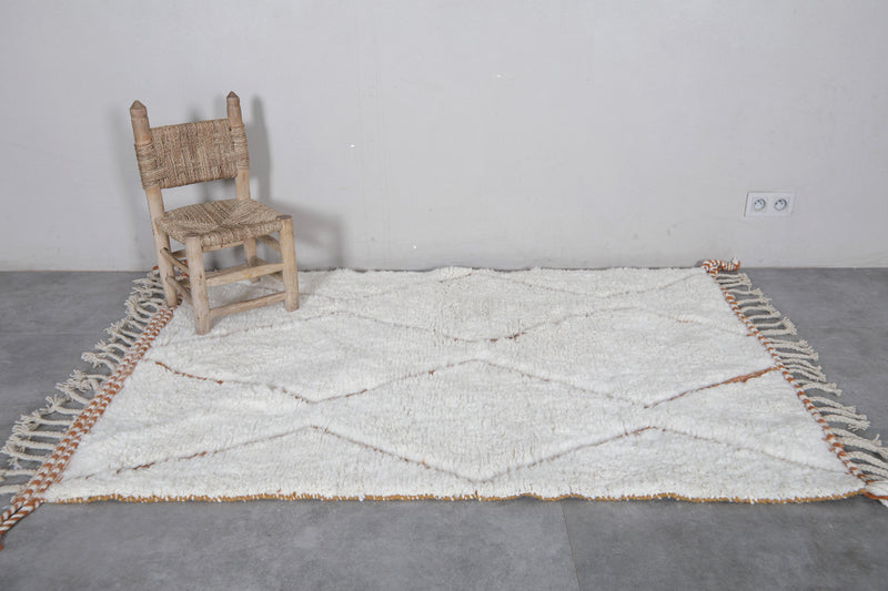 Custom beni ourain trellis rug - handmade berber rug