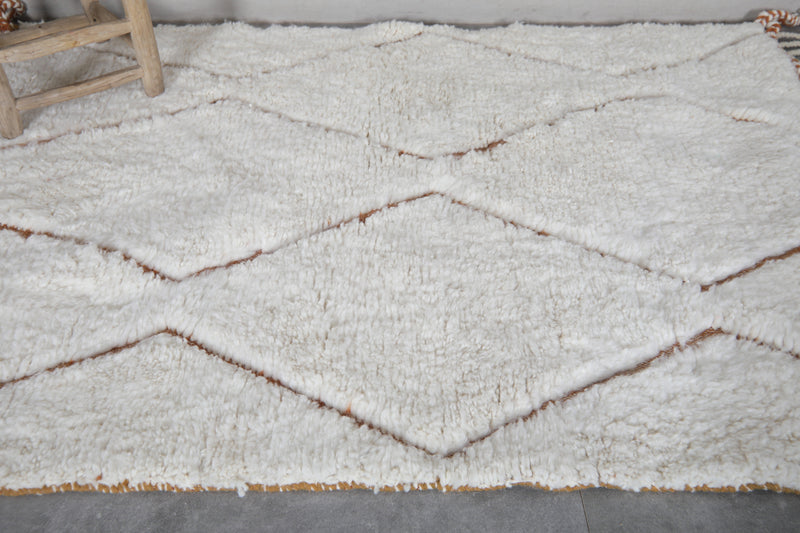 Custom beni ourain trellis rug - handmade berber rug