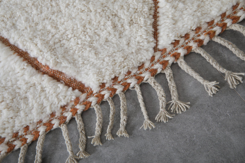 Custom beni ourain trellis rug - handmade berber rug