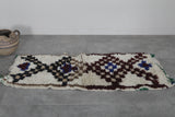 Vintage handmade berber runner rug 1.8 X 4 Feet