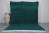 Green Moroccan rug 7.4 X 10.1 Feet