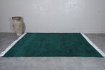 Green Moroccan rug 7.4 X 10.1 Feet