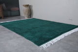 Green Moroccan rug 7.4 X 10.1 Feet