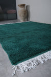 Green Moroccan rug 7.4 X 10.1 Feet