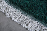 Green Moroccan rug 7.4 X 10.1 Feet