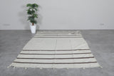 Vintage moroccan berber handwoven kilim rug 6.2 FT X 8.6 FT