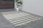 Vintage moroccan berber handwoven kilim rug 6.2 FT X 8.6 FT