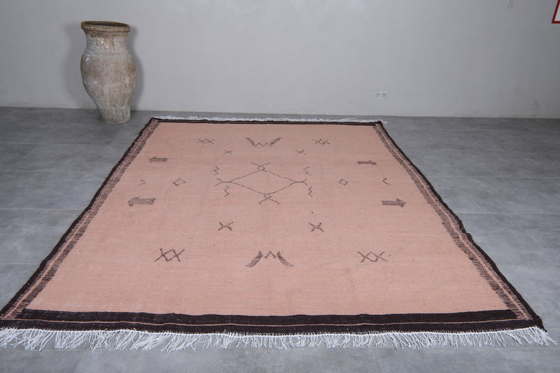 Flat woven Moroccan - Tuareg rug style - Moroccan area rug