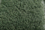 Green Moroccan wool rug 6.1 ft x 10.2 ft