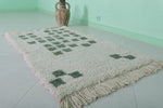 Handmade moroccan rug 2.8 FT X 5 FT - 