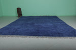 Blue Moroccan Rug - 10.1 x 14.7 Feet | Oversized Handwoven Carpet