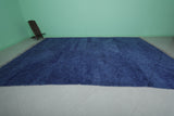 Blue Moroccan Rug - 10.1 x 14.7 Feet | Oversized Handwoven Carpet