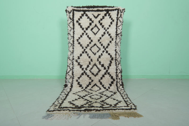 Berber Runner Rug – 3 x 6.7 ft Handwoven Small Moroccan Rug