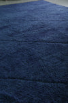 Blue Moroccan Rug - 10.1 x 14.7 Feet | Oversized Handwoven Carpet