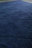 Blue Moroccan Rug - 10.1 x 14.7 Feet | Oversized Handwoven Carpet