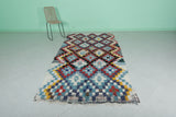 Moroccan berber rug 4.8 X 9.5 Feet - Boucherouite Rugs