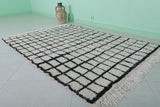 Moroccan Berber Rug 4.4 x 6.5 Ft - Striped Design