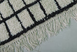 Moroccan Berber Rug 4.4 x 6.5 Ft - Striped Design