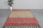 Vintage red moroccan rug 5.7 X 10 Feet