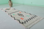 Long Flat Woven Berber Rug 1.8 X 7 Feet